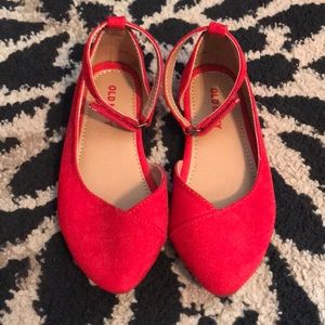 Old Navy Toddler Pointy Red Dress Shoes